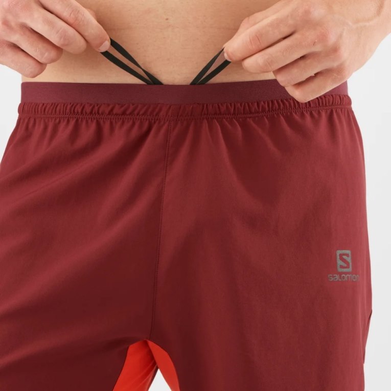 Bermudas Salomon Cross 7'' No Liner Hombre Rojos | MX BPOF236